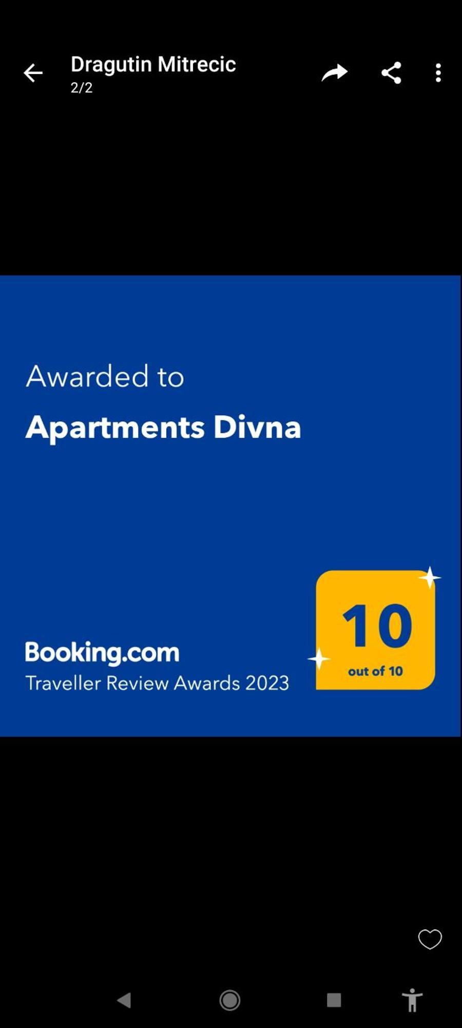 Apartments Divna Baška Voda エクステリア 写真